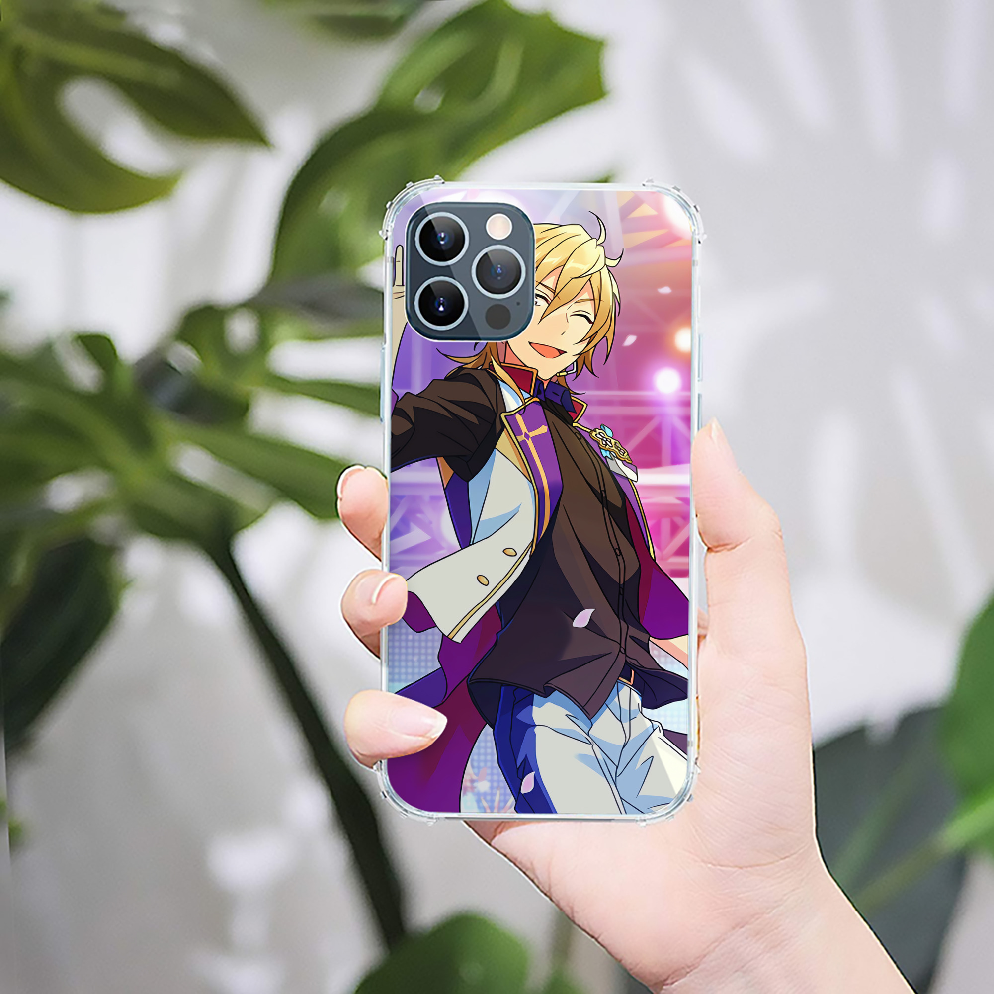 （画像用） あんさんぶるスターズ! Ensemble Stars 【iPhone 12シリーズ対応】透明スマホケース（クリアソフトケース）